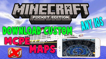 How to Download Minecraft PE Maps on ANY iOS! (NO JAILBREAK)
