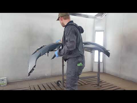 Car Painting: New Bumper painting