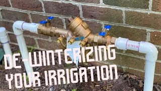 How To DE-WINTERIZE Your Irrigation System IN SPRING