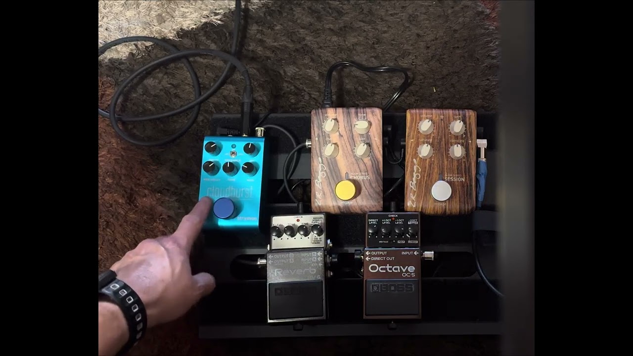 My Pedalboard for acoustic Rigs