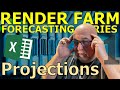 Sharing my secrets  links to excel files render projections for vfxanimation projects  1 of 3