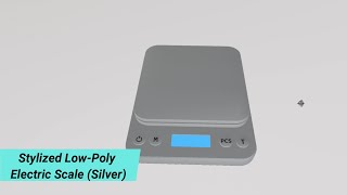 Stylized Low Poly Electric Scale