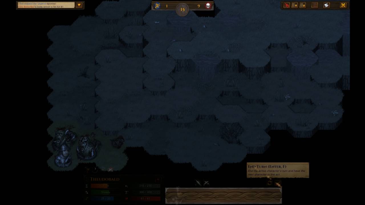 Battle Brothers - 11 Orc solo (8 Berserkers) (Deadly difficulty)