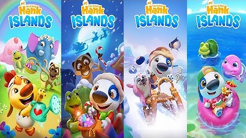 MY TALKING HANK: ISLANDS - All Events, All Outfit Gameplay (Android, iOS) #tomhappy 