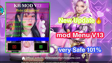 New Update Mod Menu Ros V13 Aimlock 100% & Fly Hack No Banned / Very Safe 101%