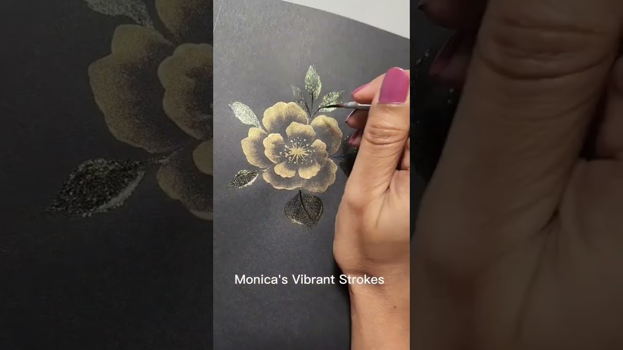 fun with metallics and iridescent paint 