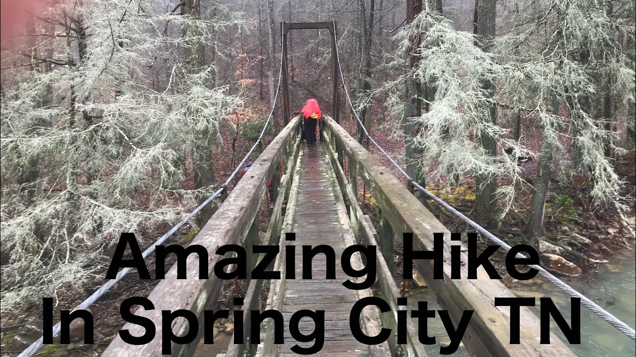 Hiking Duskin Creek to Piney Creek in Spring City TN. February 2021..