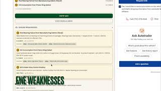 Used Car Weakness Check – See Engine Ratings &amp; Issues Directly on autotrader.com | Chrome Extension