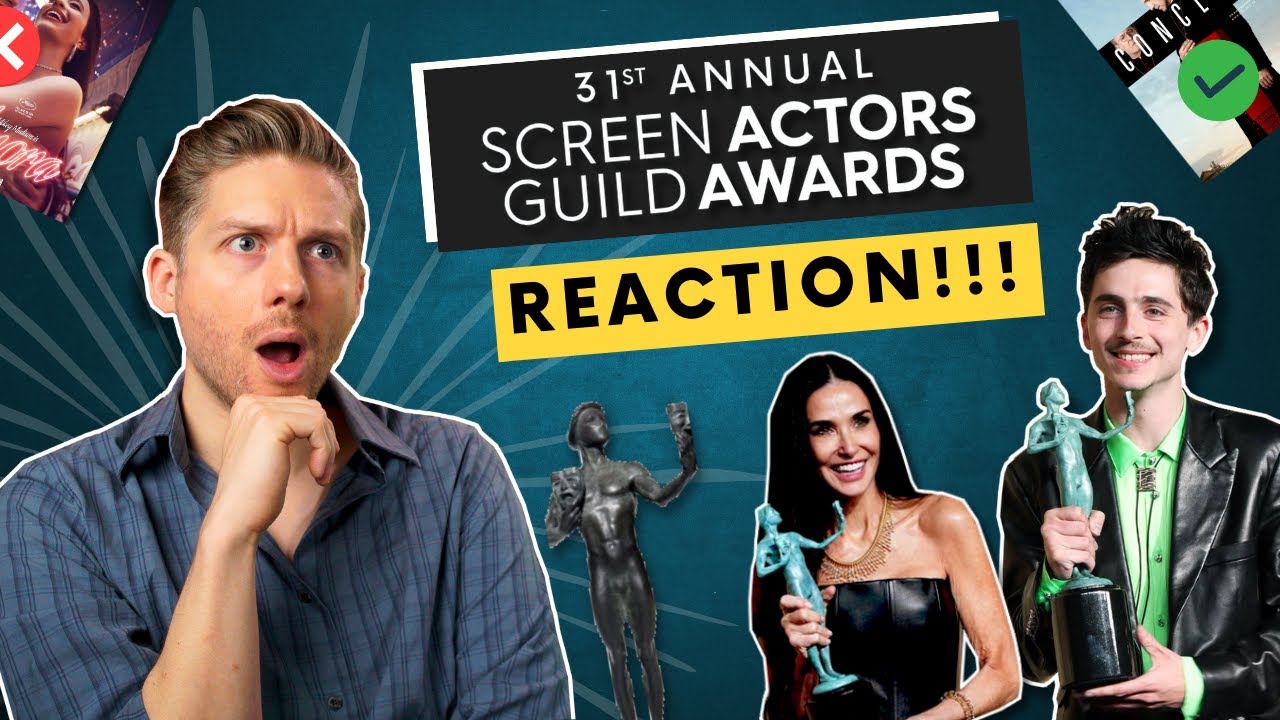 2025 SAG Winner REACTION!!!  |  Timmy Chalamet's UPSET!