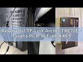 Reseña del TP-Link Archer TXE72E - Tarjeta PCIe WiFi 6E AXE5400 Mbps con Bluetooth 5.3 para PC, Trip