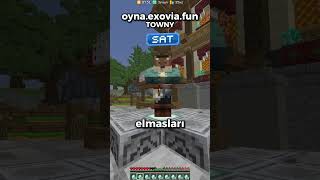 AKLINI KULLANARAK KÖLELİKTEN KURTULDU!! #minecraft #shorts