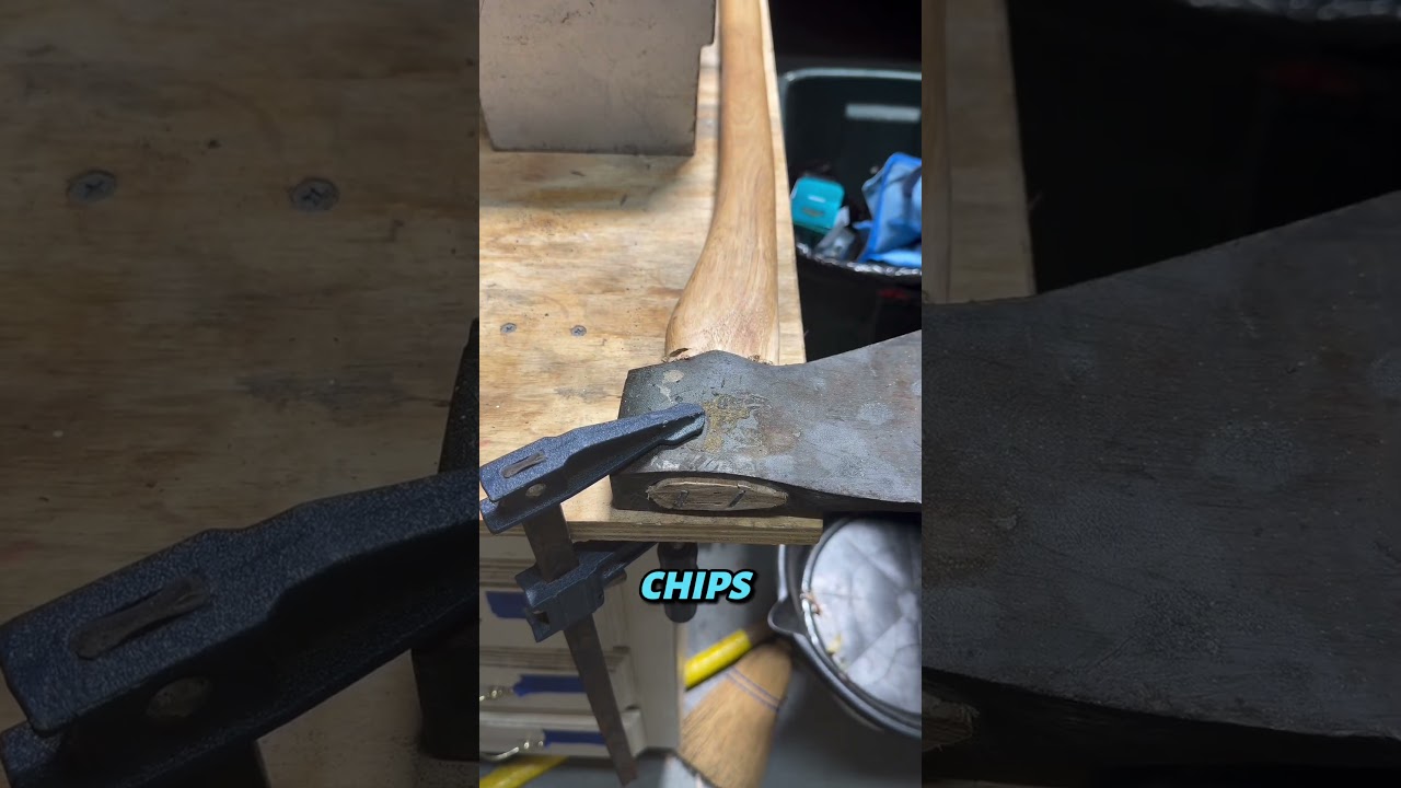 Как заточить топор-колун