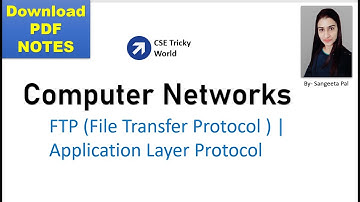 Computer Networks | FTP (File Transfer Protocol) | GATE CS| NTA NET | DSSSB | NIELT|