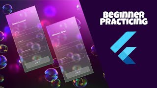 Famous Flutter UI Practicing | Glass Effect. Net Worth