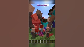 Cái Trò Chơi Bất Ổn _ Steve Đối Đầu Với Dân Làng 😂 #shorts