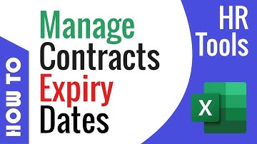 HR Excel Tools | Managing Contracts Expiry Dates