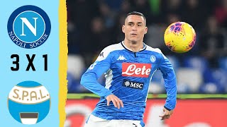 「3-1」Napoli vs SPAL ↬ | ✪ All Goals Highlights \& Extended Resume Goles 2020 ✪