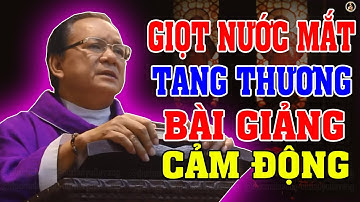 GIỌT NƯỚC MẮT TANG THƯƠNG | Bài giảng CẢM ĐỘNG RƠI NƯỚC MẮT Của LM Anrê Nguyễn Ngọc Dũng