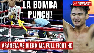 La Bomba Punch! Christian Araneta vs Roland Jay Biendima Boxing Full Fight | Kumbati 7 | HD