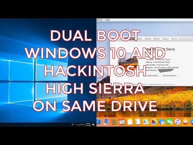Mac Os High Sierra Dual Boot Windows 10