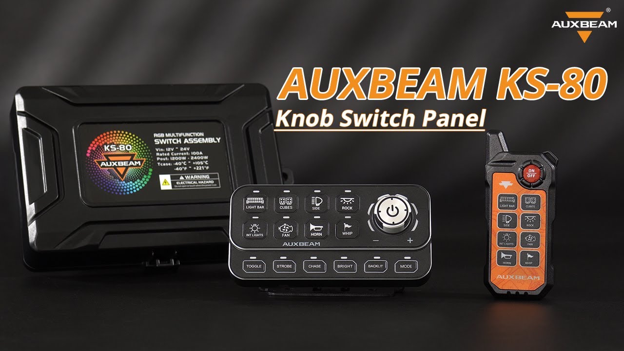 Auxbeam KS-80 Knob Switch | The Lighting Command Center Beyond 