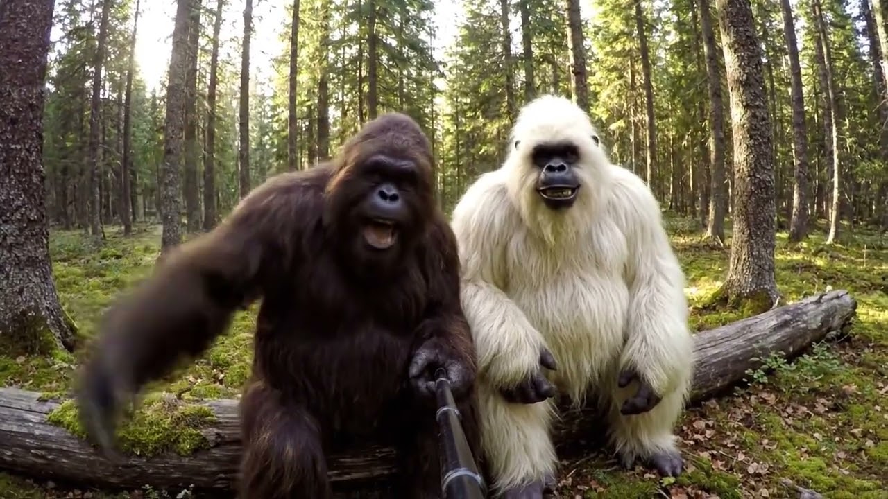 Bigfoot Meets Yeti for Epic Forest Sesh & Tree Epiphany