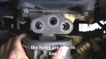 Engine vibrations fix - Astra, Zafira - engine mount refitted