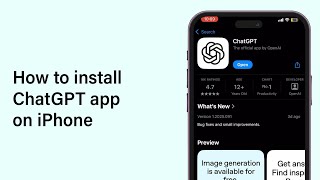 How To Install ChatGPT App On iPhone 2025 | Download & Set Up OpenAI's ChatGPT On iOS