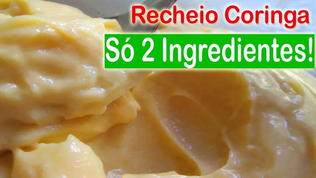 Recheio Coringa - Só 2 Ingredientes!!!! Tem surpresa no final do vídeo!!!