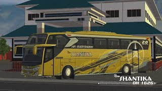 Mod Bussid Jetbus 3+ Mhd Mercedes Benz Oh 1626 || New Shantika || Md Creation