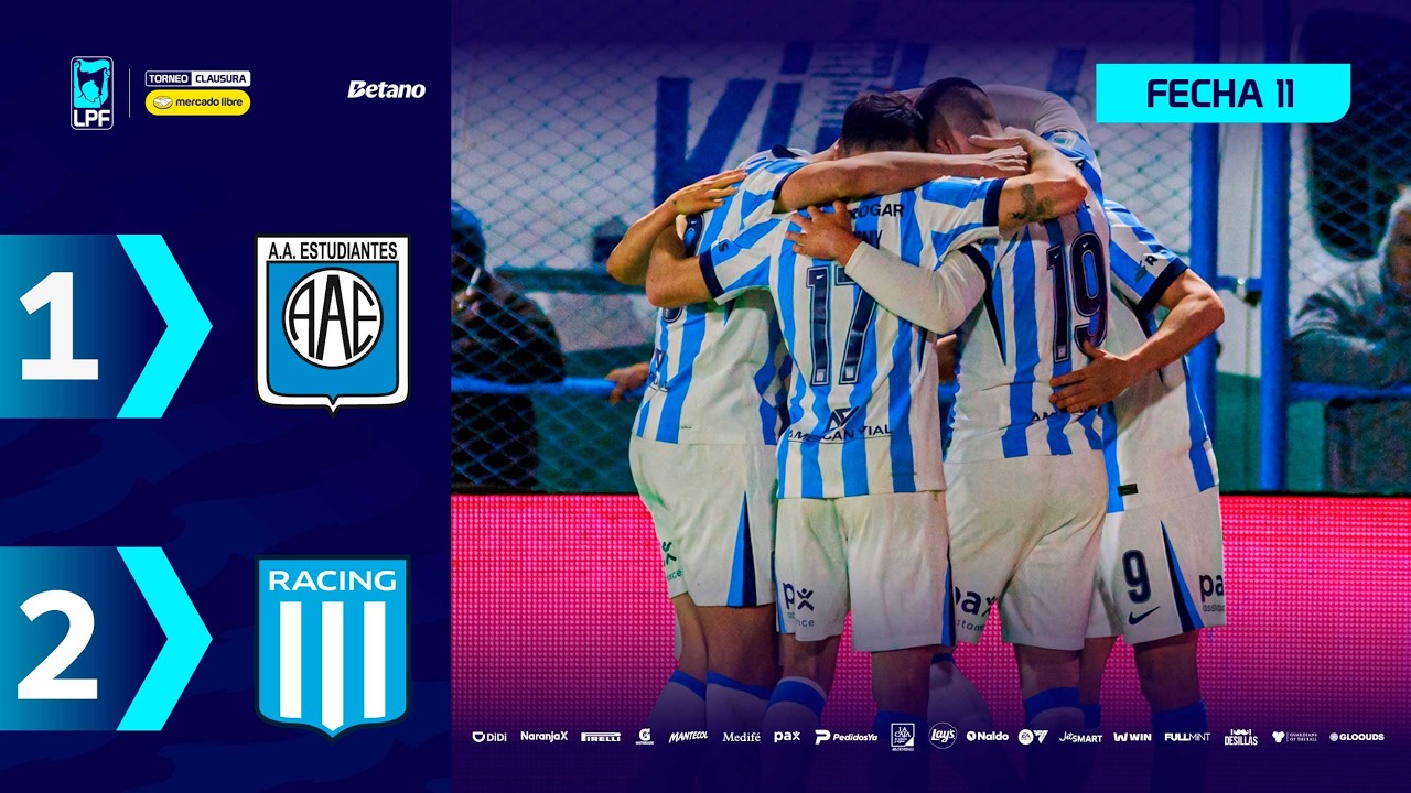 [아르헨티나 리그] ESTUDIANTES DE RÍO CUARTO 1 : 2 RACING | Resumen del partido | #TorneoMercadoLibre Clausur