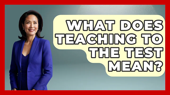 What Does Teaching To The Test Mean? - Childhood Education Zone
