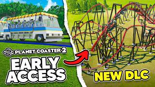 I Got EARLY ACCESS to the NEW Planet Coaster DLC! | Silver Screen Pack