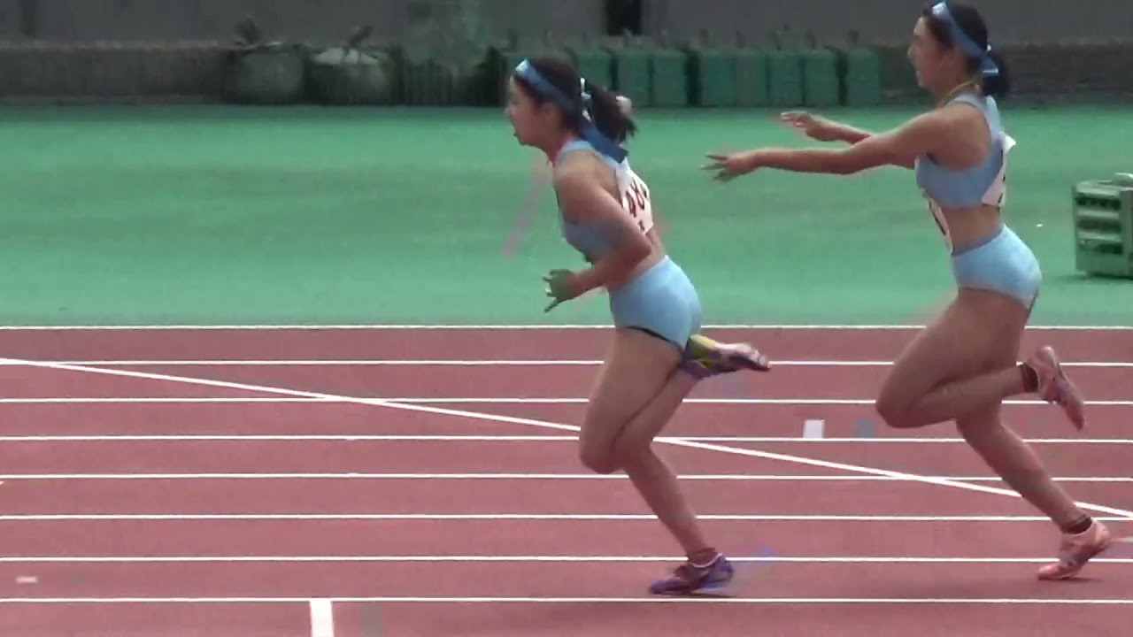 陸上 リレー 16年 北信越高校総体陸上競技大会 女子4 100m予選4組目 Youtube