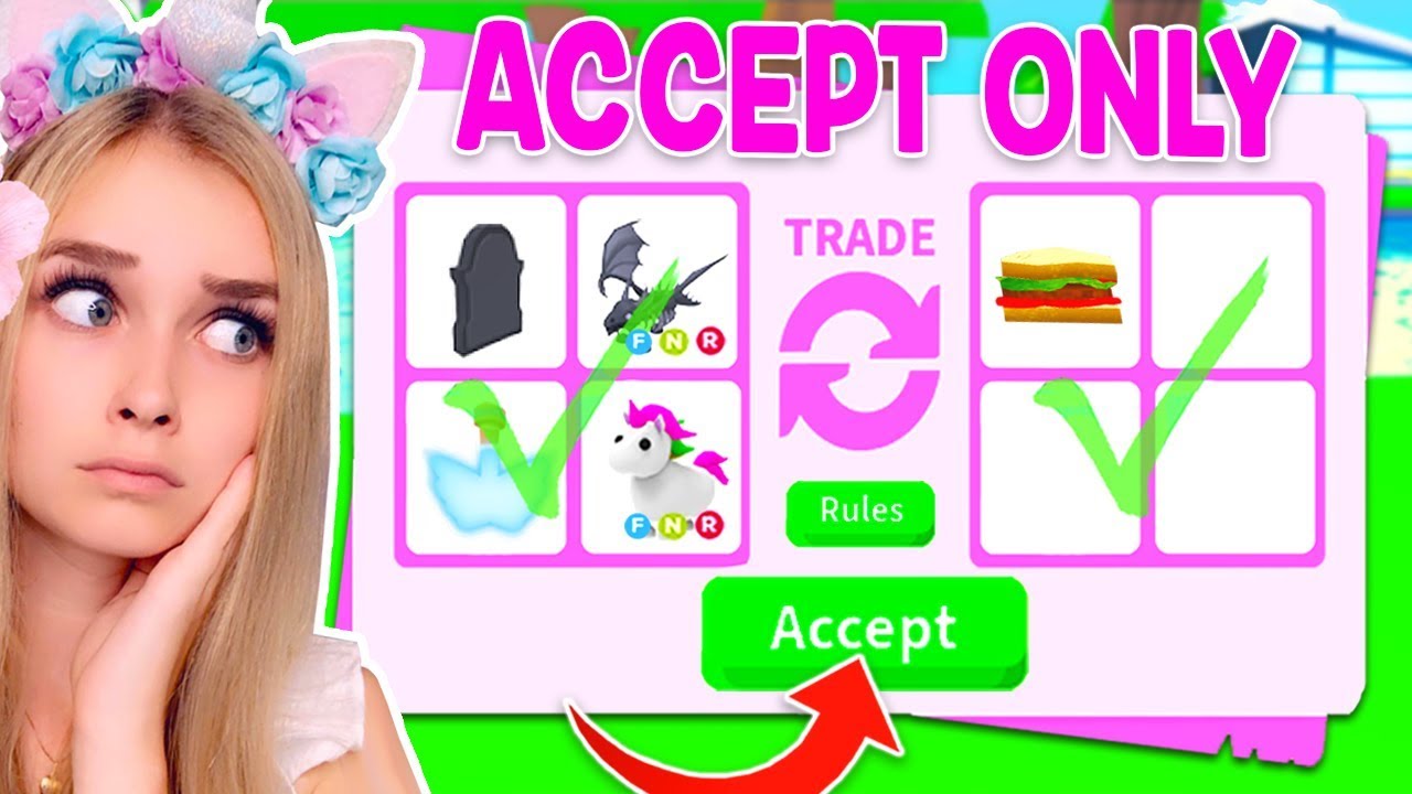 Accepting Every Trade In Adopt Me Roblox Youtube