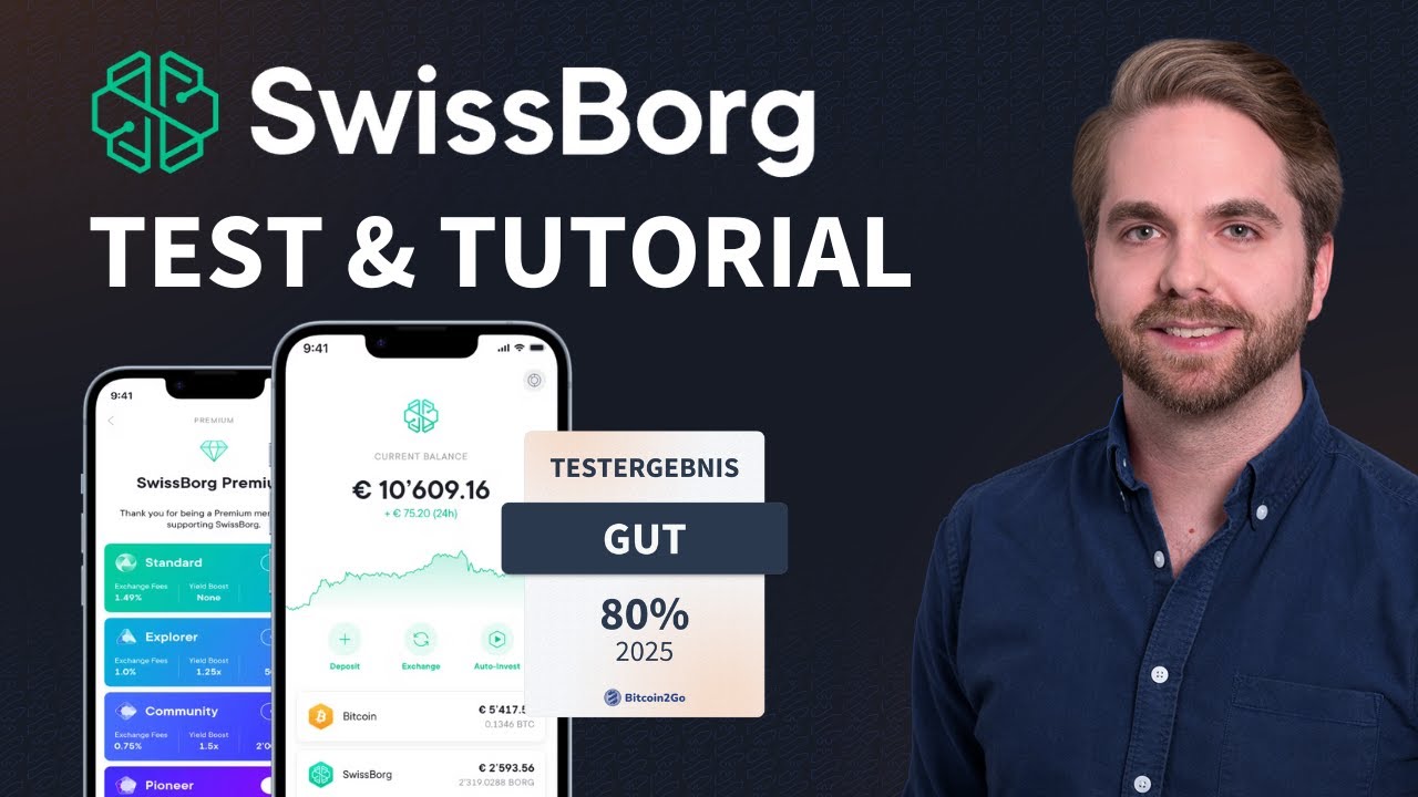 Swissborg Erfahrungen, Test & Tutorial: Ein- und Auszahlung, Sparplan, Earn & Tipps
