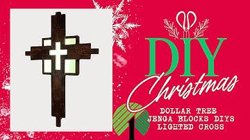 DOLLAR TREE DIY 2025 | DOLLAR TREE JENGA DIY | DOLLAR TREE CHRISTMAS | GIFT IDEAS