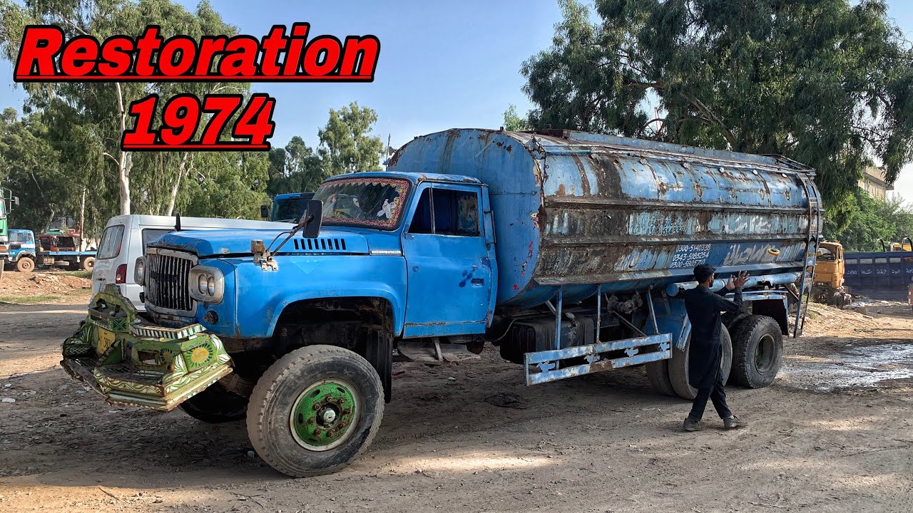 Old 1974 Model Nissan Diesel Truck Restored in 45 Days || Complete Restoration