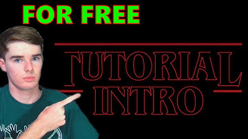 How To Make A Stranger Things Intro FOR FREE (WORKING 2023)