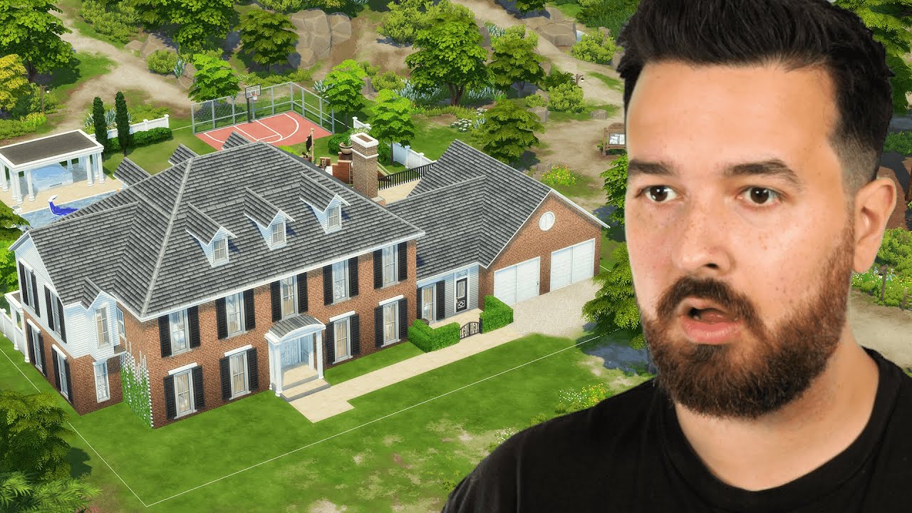 I built this house for my lets play family - YouTube