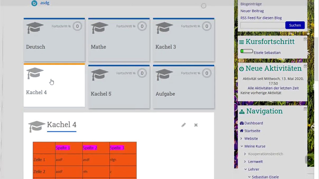 Moodle - Übersichtlichkeit in Moodlekursen - Änderungen bei Format - YouTube