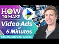 How to Make Video Ads in 5 Minutes | Video Marketing for Business (Invideo Tutorial)