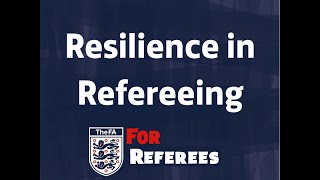 Resilience in Refereeing Webinar