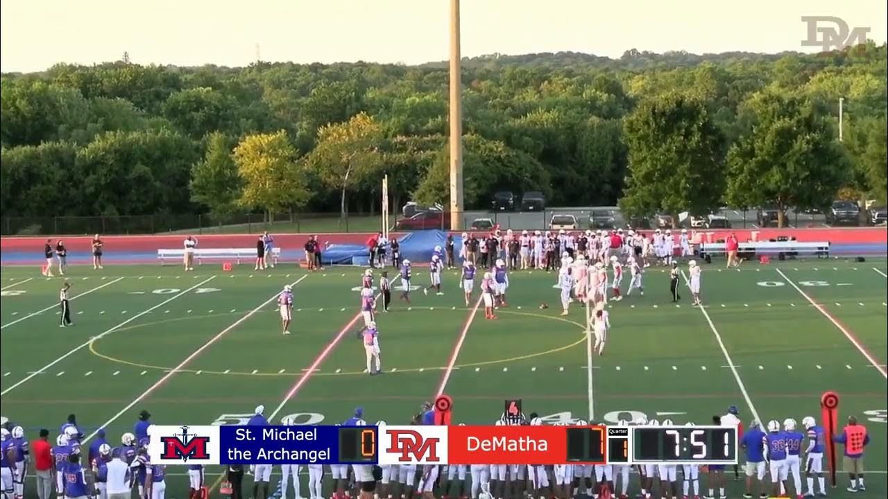 DeMatha Football vs St. Michael the Archangel YouTube