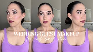 Cool Toned Wedding Guest Makeup