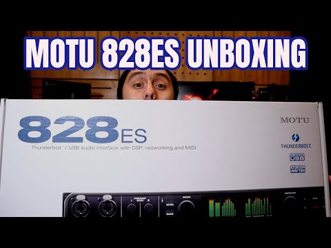 MOTU 828es Unboxing