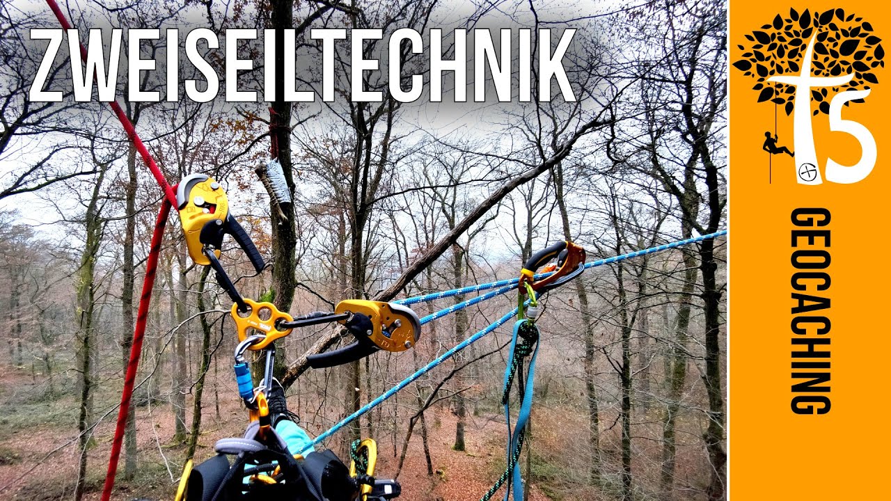 Zweiseiltechnik - Geocaching T5