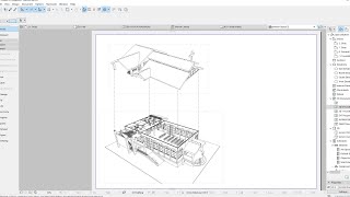 How to create 3D Isometric view in Archicad || 3D Cutaway tool in Archicad 24