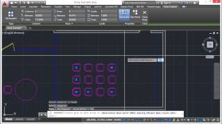 Autocad Rectangular Array Tutorial 2015 - 42