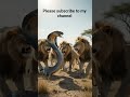 cobra win 5 Lions #snake #animals #wildlife #viral #lion